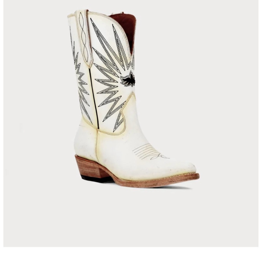 Mezcalero mezcal white cowboy boots size 8.5 - Picture 6 of 14